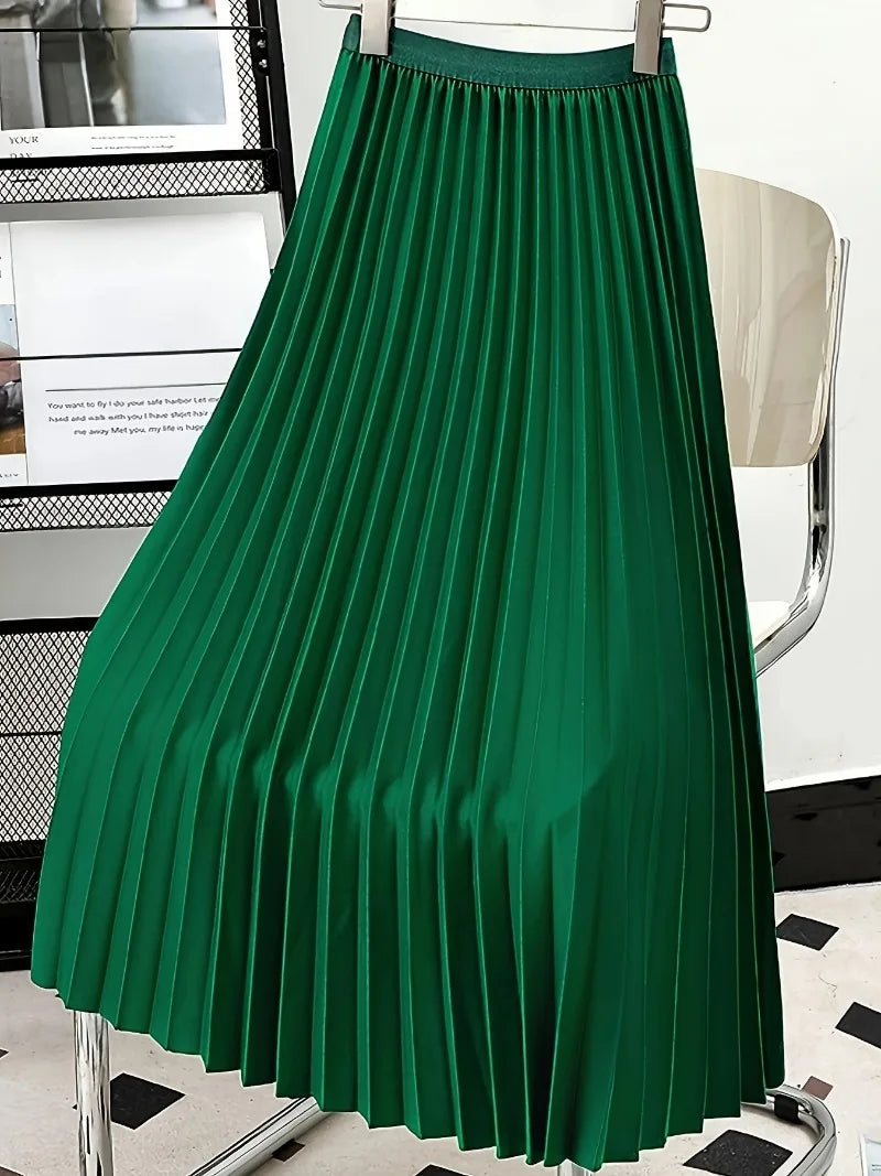 Fashion Elegant Pleated Skirt for Women Faldas Vintage Saias Party Goth Skirts Ropa Mujer Casual Jupe Femme Harajuku Streetwear