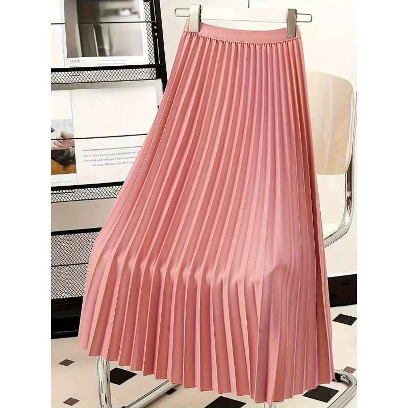 Fashion Elegant Pleated Skirt for Women Faldas Vintage Saias Party Goth Skirts Ropa Mujer Casual Jupe Femme Harajuku Streetwear