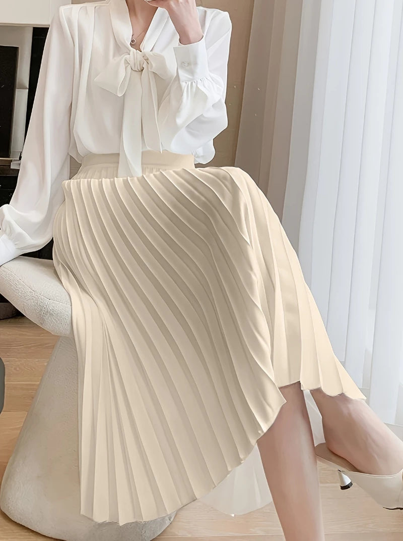 Fashion Elegant Pleated Skirt for Women Faldas Vintage Saias Party Goth Skirts Ropa Mujer Casual Jupe Femme Harajuku Streetwear