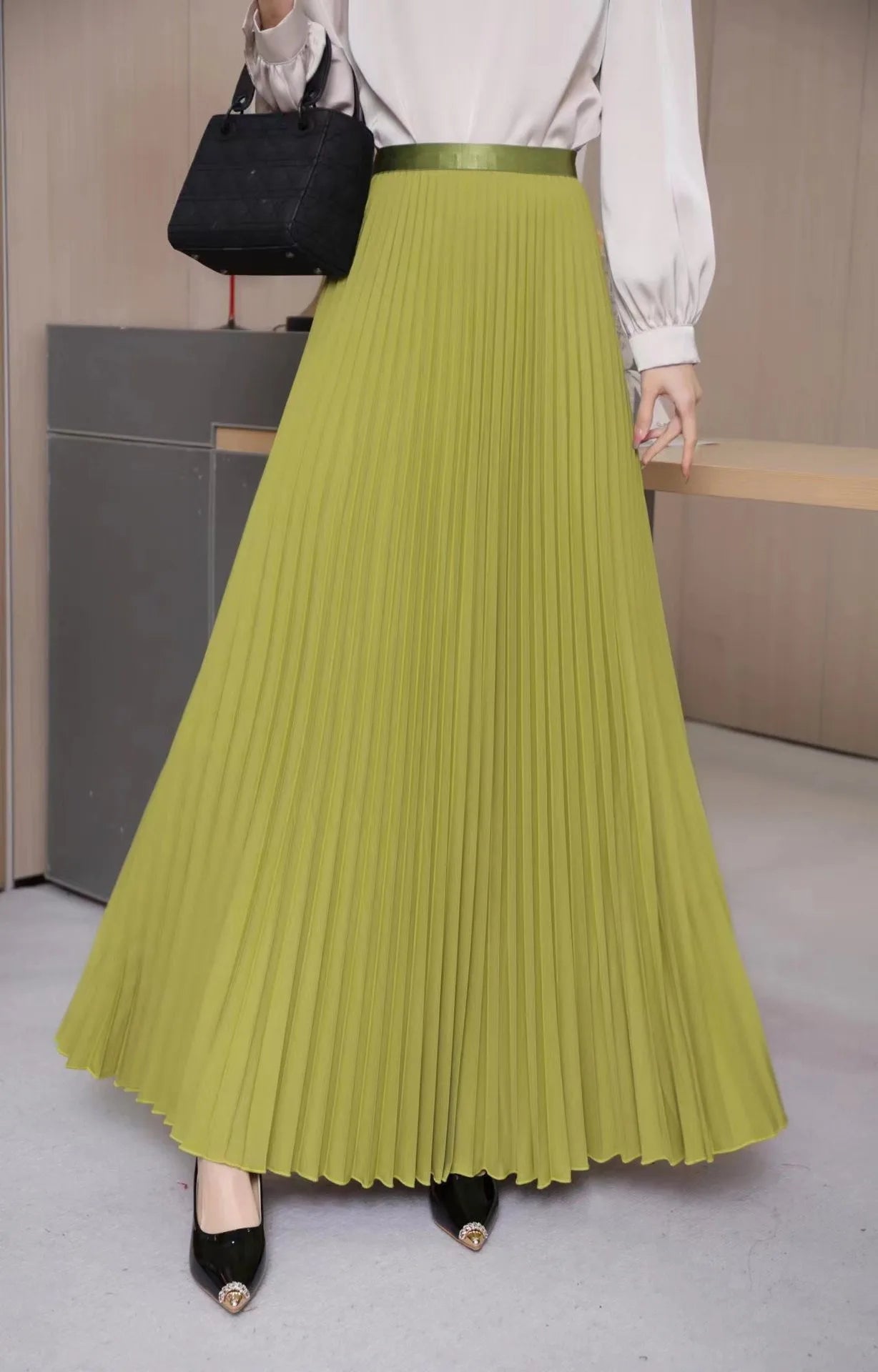 Fashion Elegant Pleated Skirt for Women Faldas Vintage Saias Party Goth Skirts Ropa Mujer Casual Jupe Femme Harajuku Streetwear