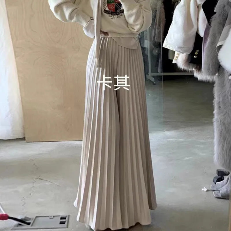 Fashion Elegant Pleated Skirt for Women Faldas Vintage Saias Party Goth Skirts Ropa Mujer Casual Jupe Femme Harajuku Streetwear