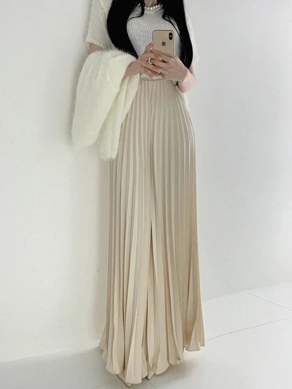 Fashion Elegant Pleated Skirt for Women Faldas Vintage Saias Party Goth Skirts Ropa Mujer Casual Jupe Femme Harajuku Streetwear